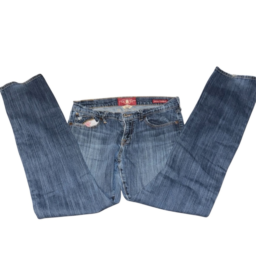 Lucky Brand Women's Classic Blue Straight Leg Jeans Size 28